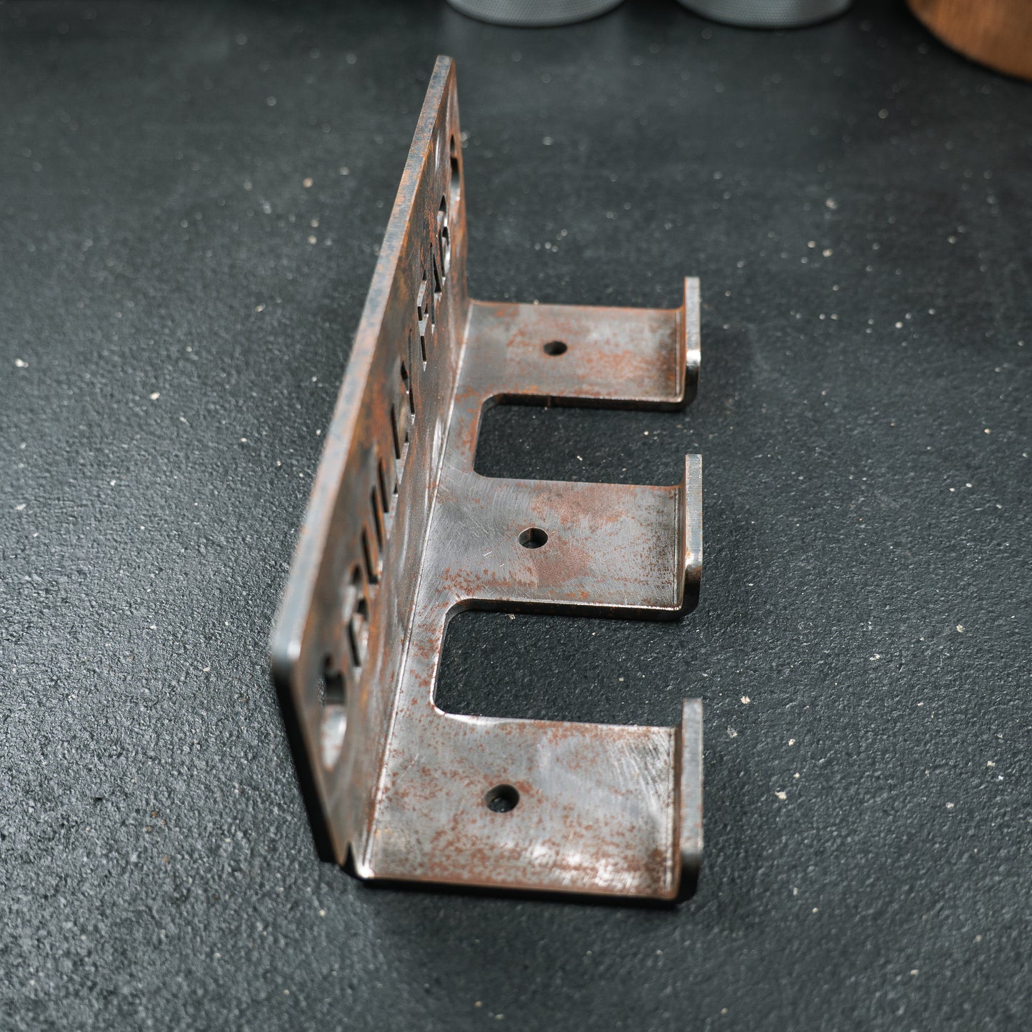 Bare Steel Barbell Holder