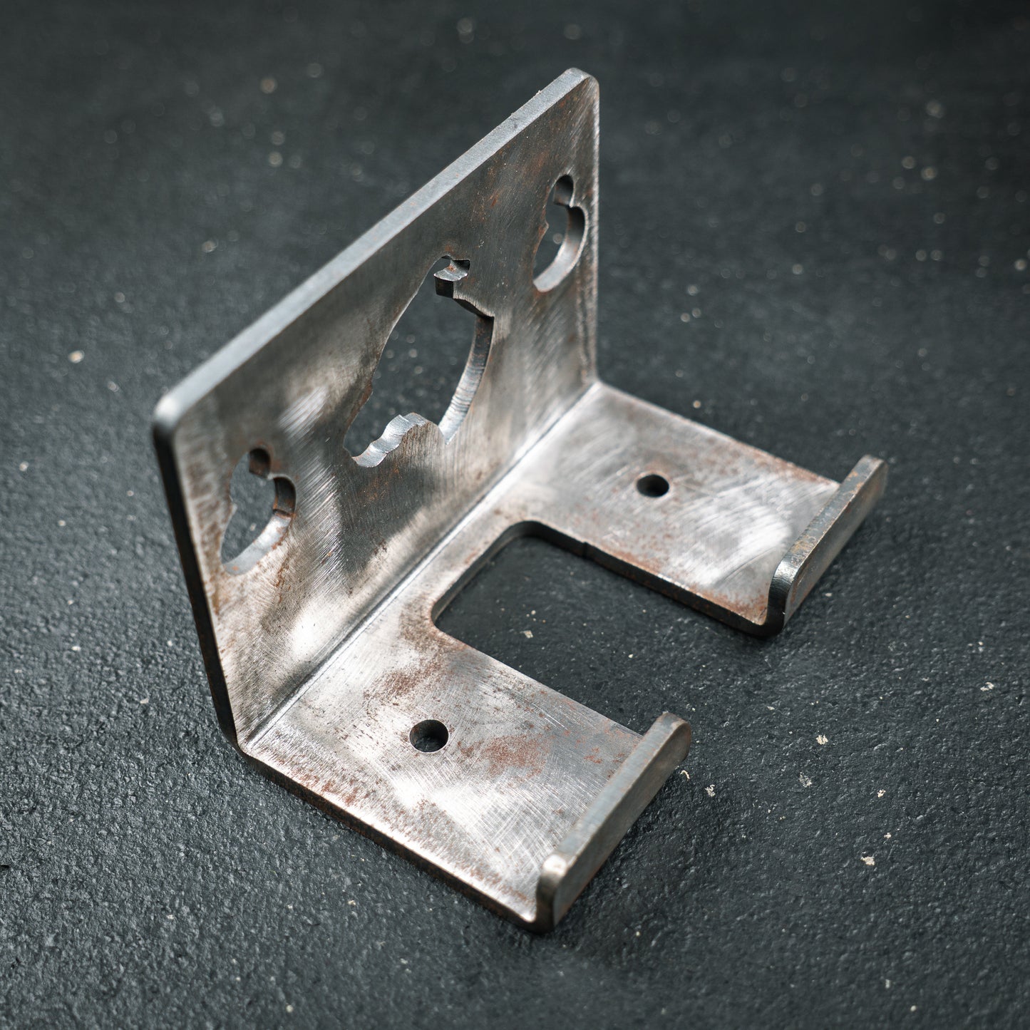 Bare Steel Barbell Holder