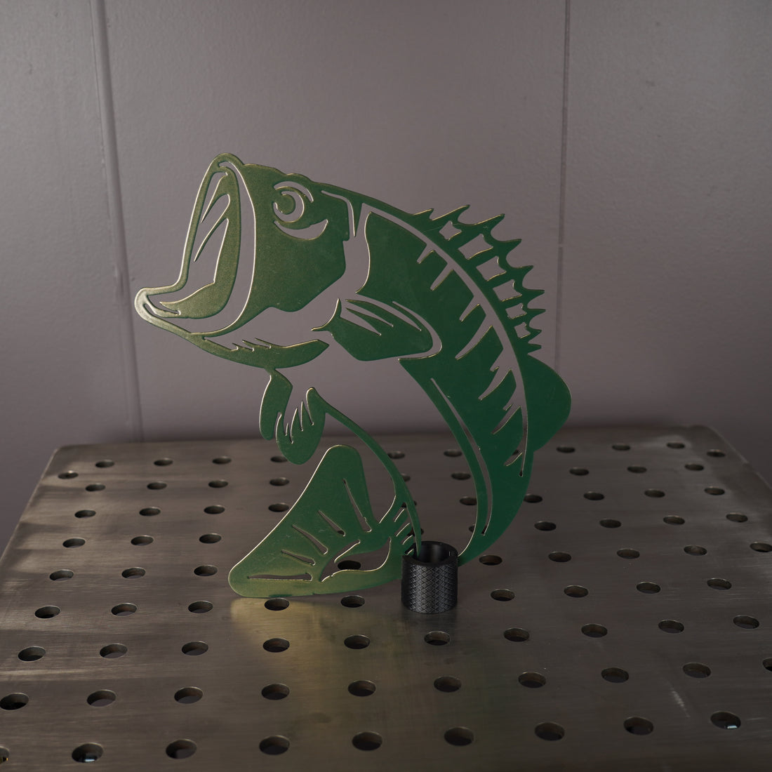 Jumping Bass Fish Sign – Buffalo Bully Fab
