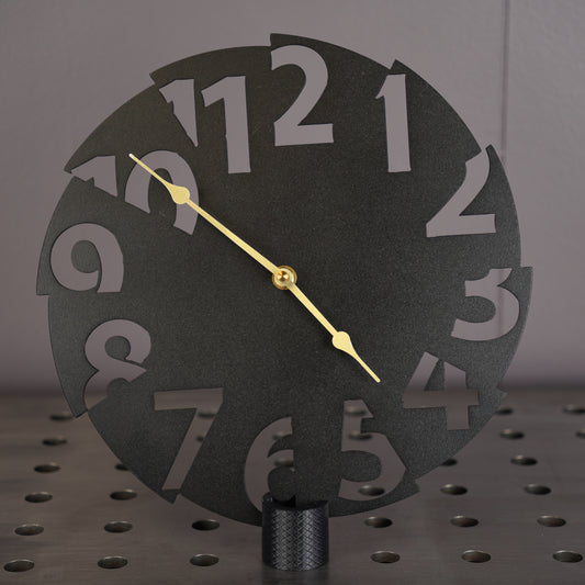 Art Deco Numbered Wall Clock