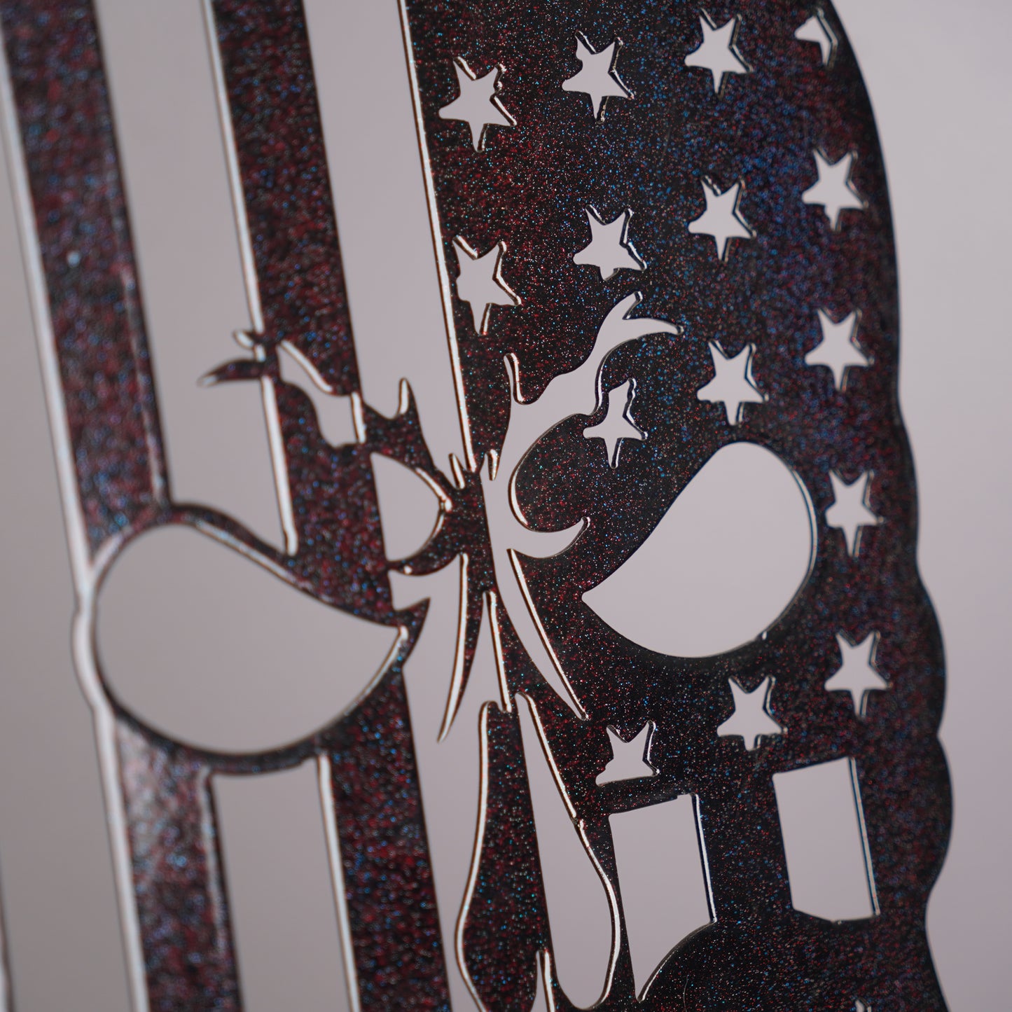 Bearded Skull with Flag Sign