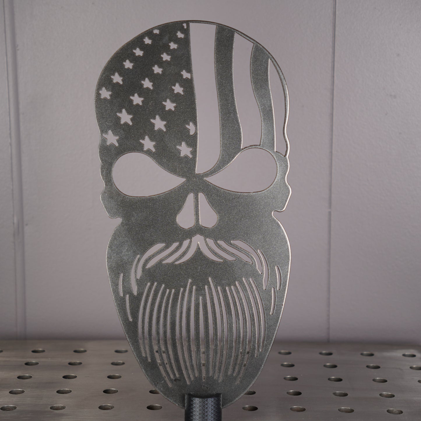 Skull with Flag Sign